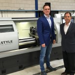 Style directeur Bastiaan Clement en Eli Peled, directeur van InterTool, de nieuwe dealer in Israël.