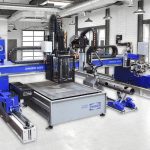 Portaalsnijmachine met nieuwe CNC-besturing