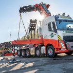 Zwaartransport truck voor Zwagerman Transport & Hijswerk