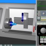 Fanuc 3D CNC Simulator Pro draaien.