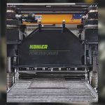 De PeakPerformer richtmachine van Kohler zal wordt ingezet om platen die nog niet de gewenste vlakheid hebben na te richten.