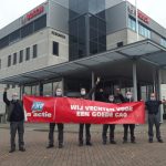 Medewerkers van Bosch in Deventer startten in november actie voor een betere cao