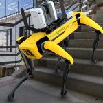 De Spot-robot van Boston Dynamics in combinatie met de Leica RTC360 3D-laserscanner is in staat om geautomatiseerd te scannen