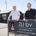 Duits en Zutphense Las Industrie worden zusterbedrijven. Links Alfred Stokvis, rechts Gerard Keessen. (Foto Patrick van Gemert/Zutphens Persbureau)
