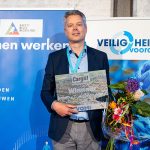 Robert Jan Jansen van Cargill Bioindustrial – winnaar van de VOMI Safety eXperience Award 2024. Volgens de jury onderscheidt Cargill Bioindustrial zich met name op het gebied van gelijkwaardige samenwerking tussen contractor en opdrachtgever.