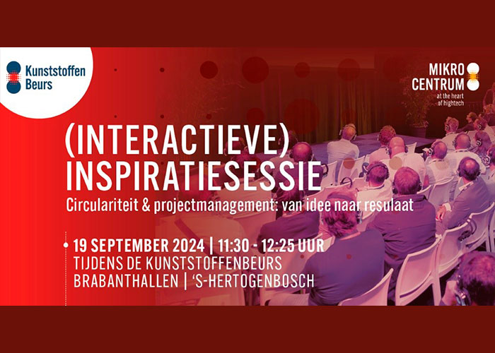 De inspiratiesessie is relevant voor professionals binnen de kunststof- en rubberindustrie.