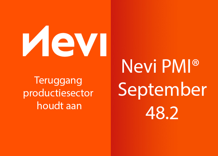 De PMI kwam in september uit op 48.2 (van 47.7 in augustus).