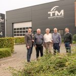 De oprichters van TM Induction Heating en het nieuwe bestuur. V.l.n.r.: Daan Kersten (CEO, Include Industries), Rik van Dijk (General Manager, TM), Marjanne en Tim Loedeman (Oprichters TM) en Ilko Bosman (CFO, Include Industries).