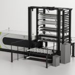 De LS7 kan worden uitgerust met verschillende systemen voor automatisering zoals automatisch laden/lossen of automatische opslag in de compacte toren.