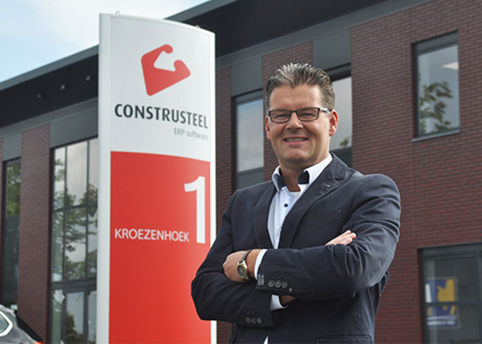 Jos Bonte, directeur van ConstruSteel, is met zijn organisatie erg trots op het winnen van de FD Gazelle.